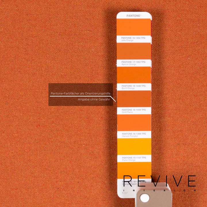 Brühl & Sippold Brühl Clip Stoff Sofa Orange Zweisitzer Funktion Relaxfunktion Variabel #12542