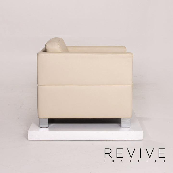 Brühl & Sippold Carée Leder Sessel Creme #14194