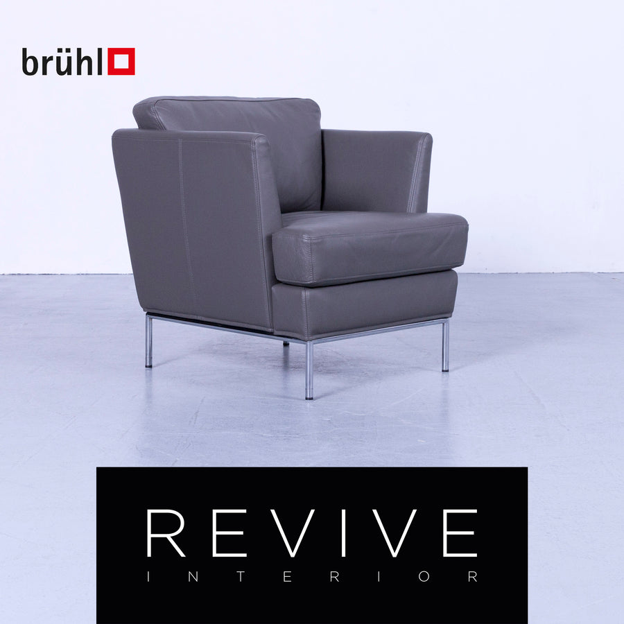 Brühl Carousel Designer Sessel Grau Einsitzer Modern #4905