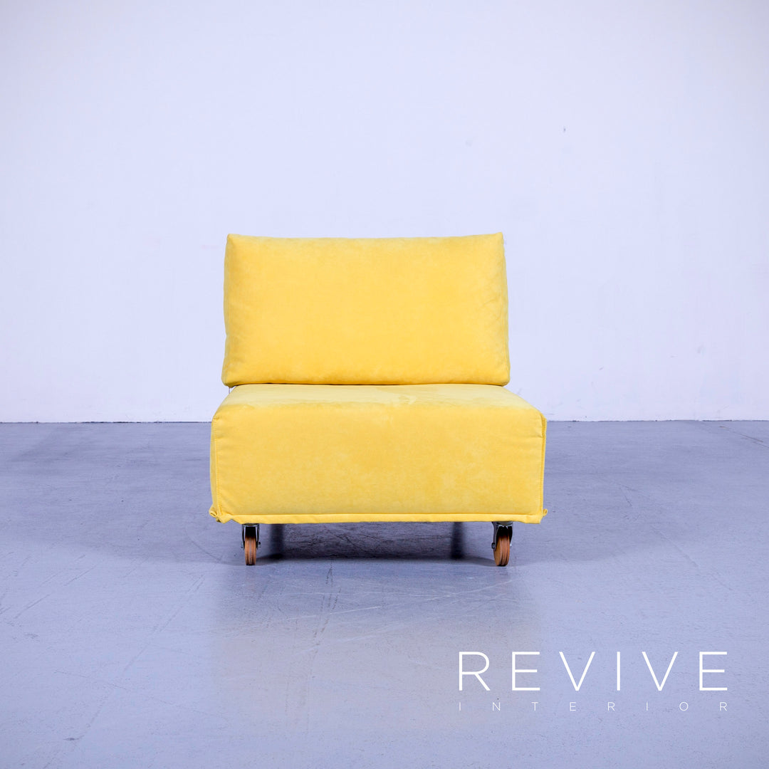 Brühl Carousel Designer Stoff Sofa Gelb Dreisitzer Couch #5273