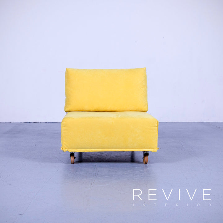 Brühl Carousel Designer Stoff Sofa Gelb Dreisitzer Couch #5273