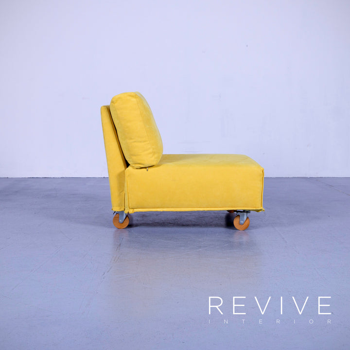 Brühl Carousel Designer Stoff Sofa Gelb Dreisitzer Couch #5273