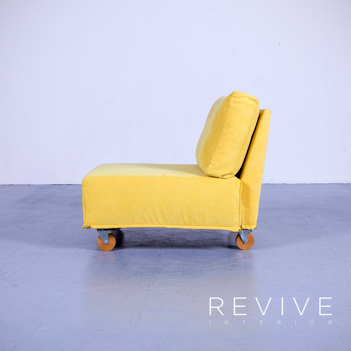 Brühl Carousel Designer Stoff Sofa Gelb Dreisitzer Couch #5273