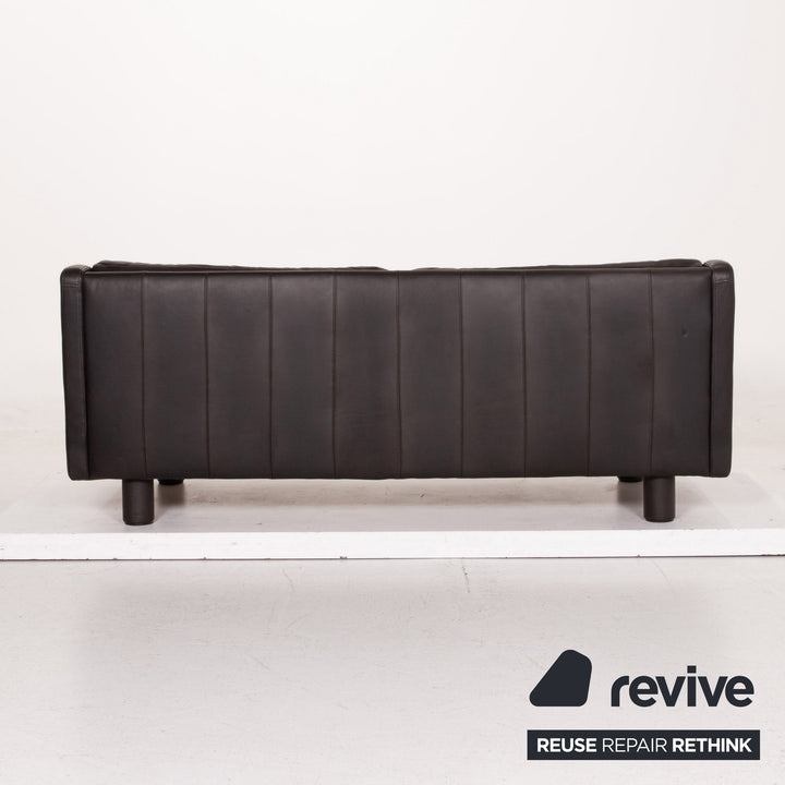 Brühl & Sippold Classic 3 Leder Sofa Braun Dunkelbraun Dreisitzer Couch #15634