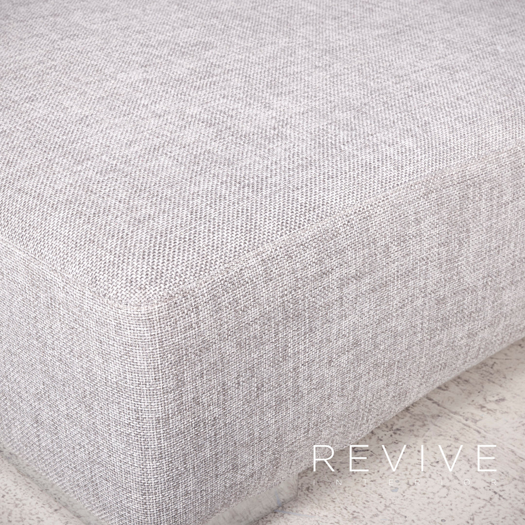 Brühl Designer Stoff Ecksofa Grau Sofa Couch #7982