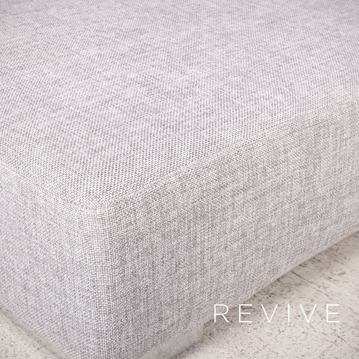 Brühl Designer Stoff Ecksofa Grau Sofa Couch #7982