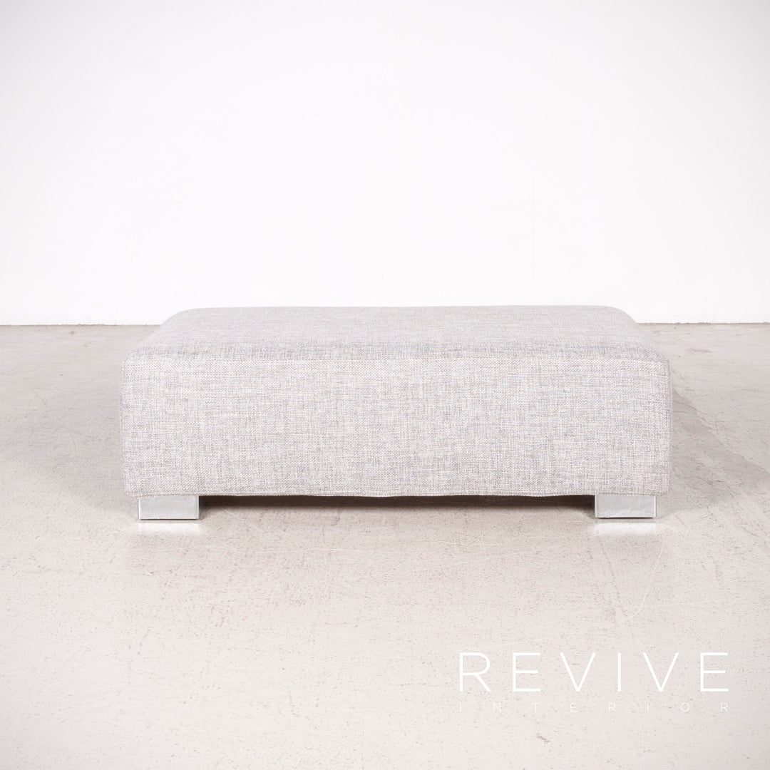 Brühl Designer Stoff Ecksofa Grau Sofa Couch #7982