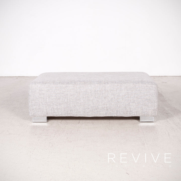 Brühl Designer Stoff Ecksofa Grau Sofa Couch #7982