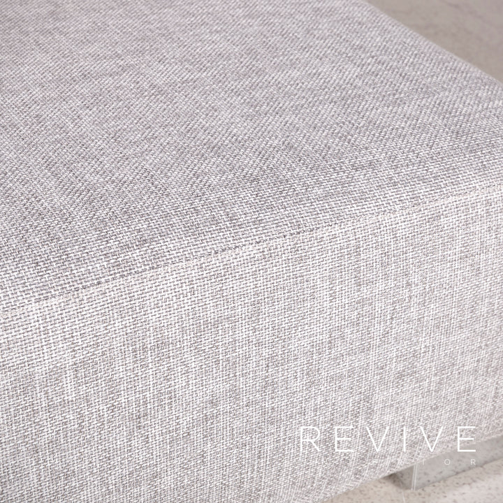 Brühl Designer Stoff Ecksofa Grau Sofa Couch #7982