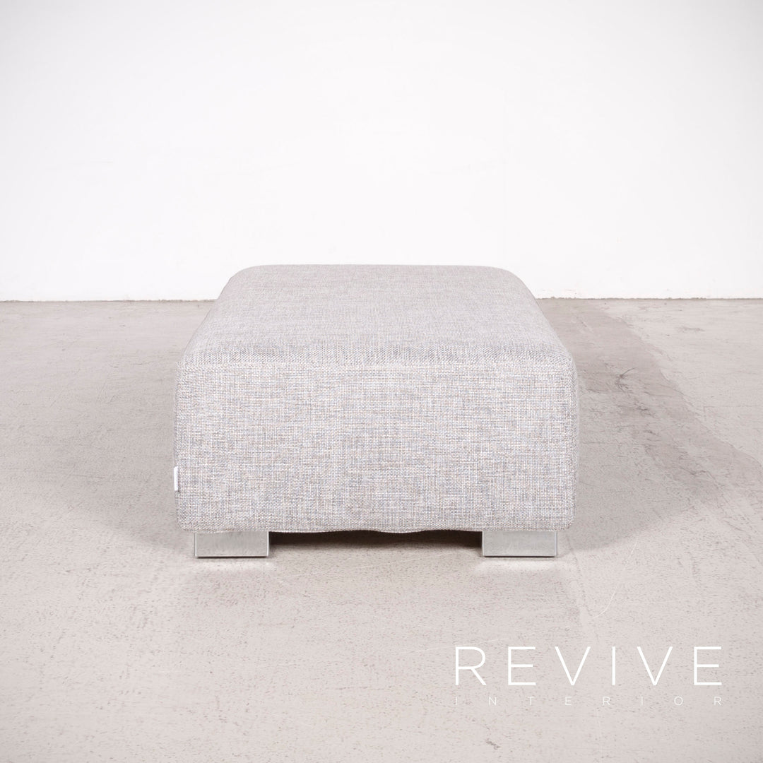 Brühl Designer Stoff Ecksofa Grau Sofa Couch #7982