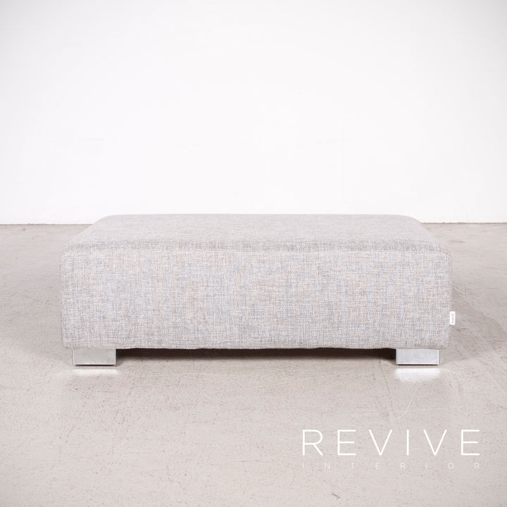 Brühl Designer Stoff Ecksofa Grau Sofa Couch #7982