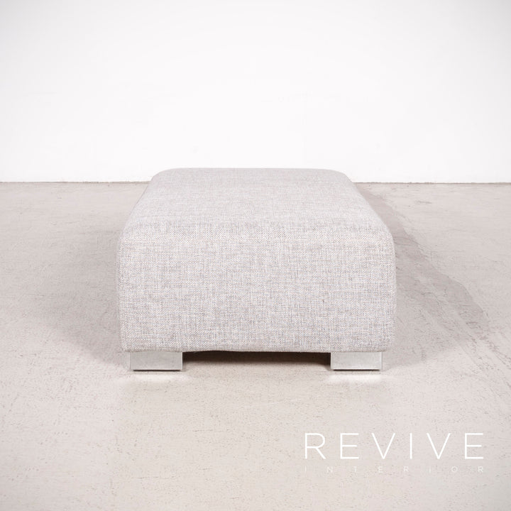 Brühl Designer Stoff Ecksofa Grau Sofa Couch #7982