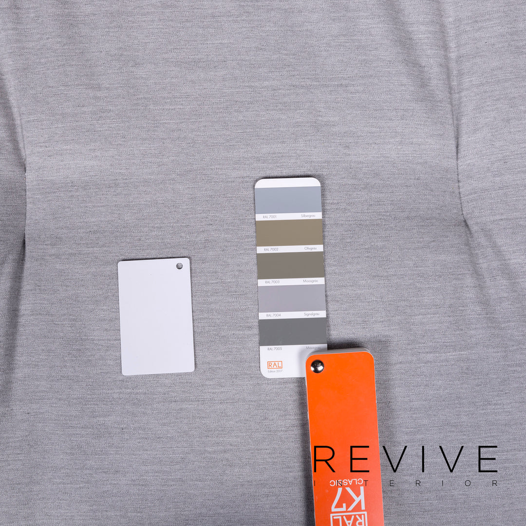 Brühl Designer Stoff Sofa Grau Zweisitzer Couch Funktion Schlafcouch Schlafsofa #7312