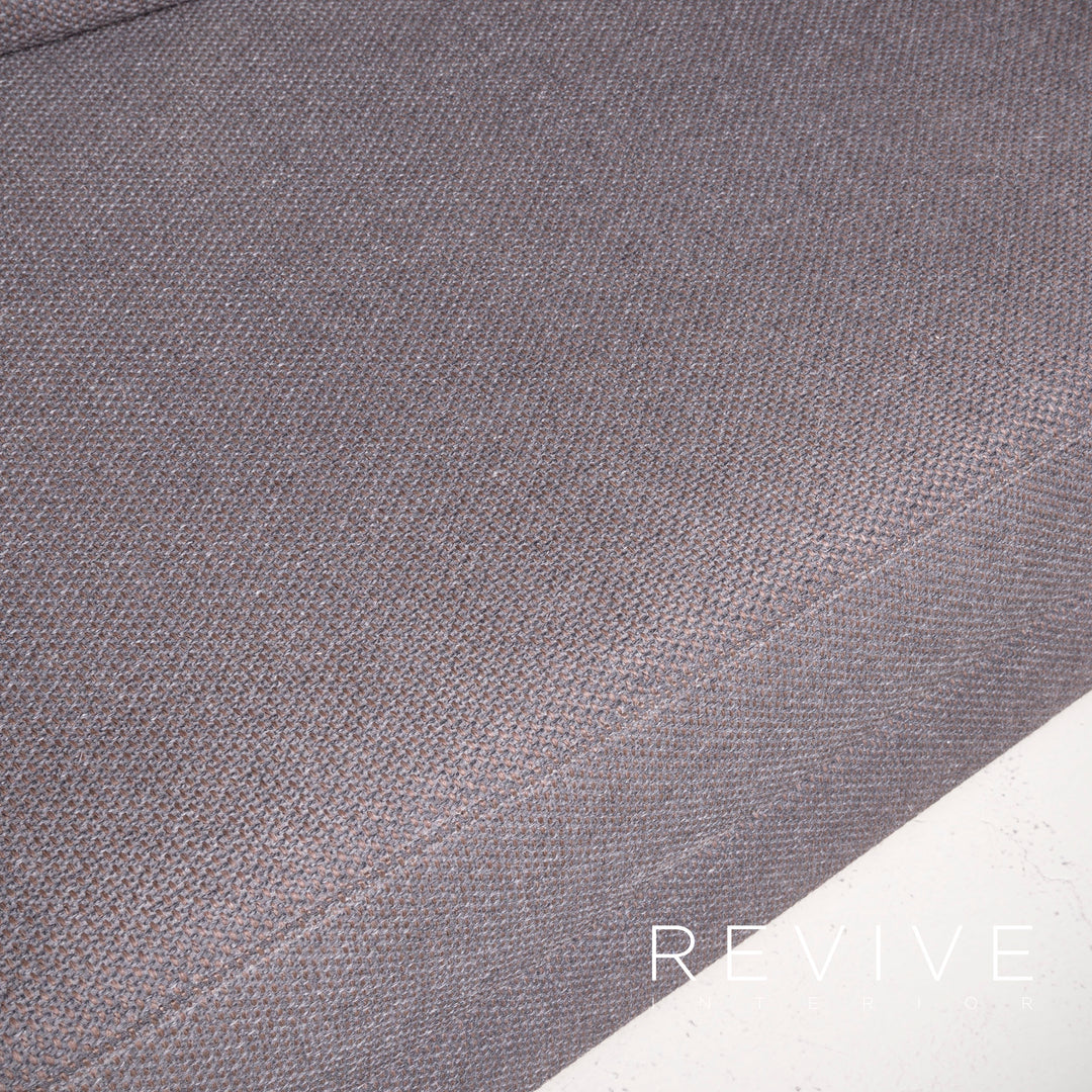 Brühl Four Two Designer Stoff Ecksofa Grau Sofa Couch #7201