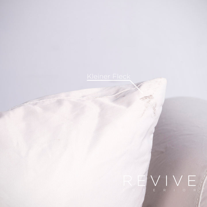 Brühl four-two Designer Stoff Sofa Weiß Funktion Couch Bett #6522