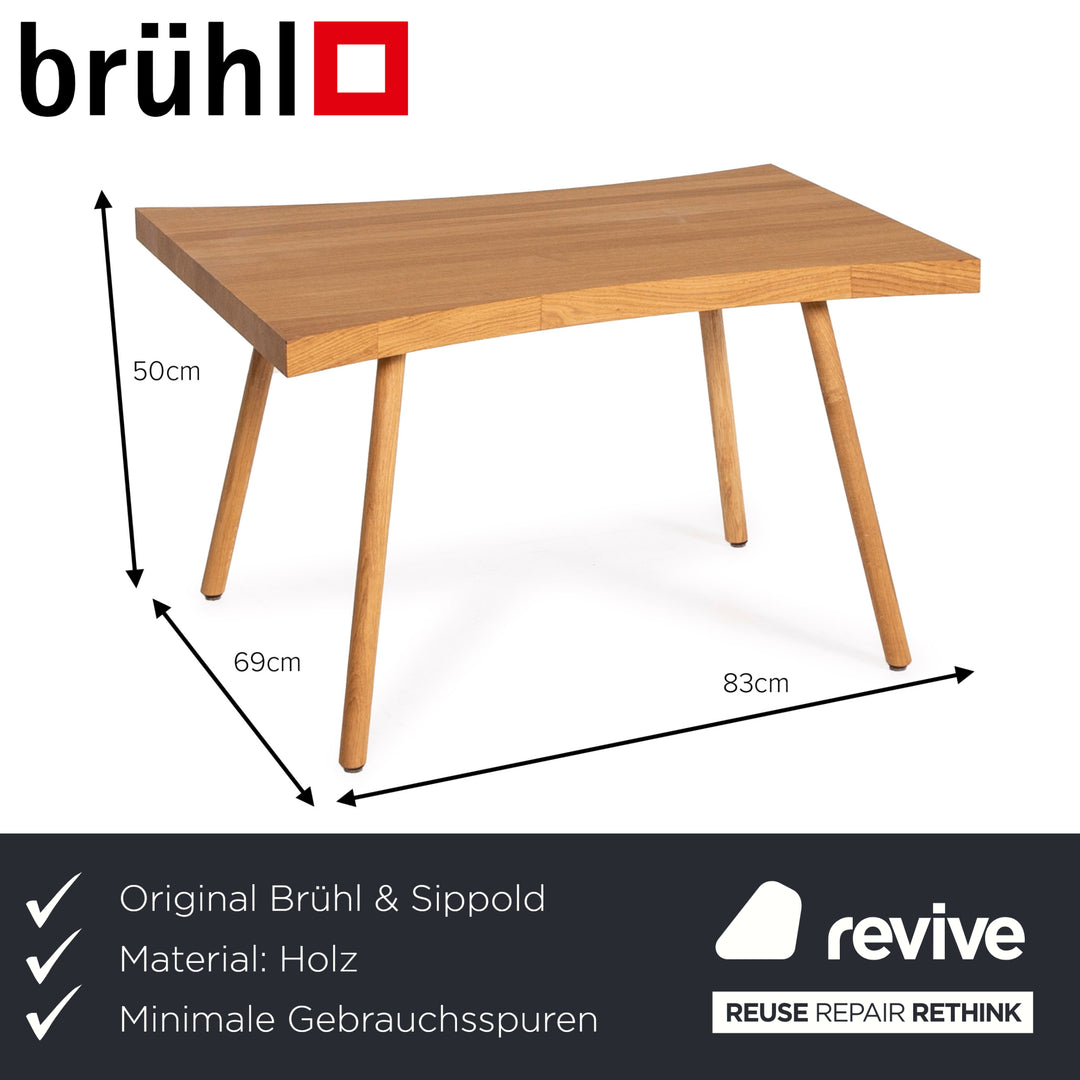 Brühl Holz Couchtisch Braun Tisch