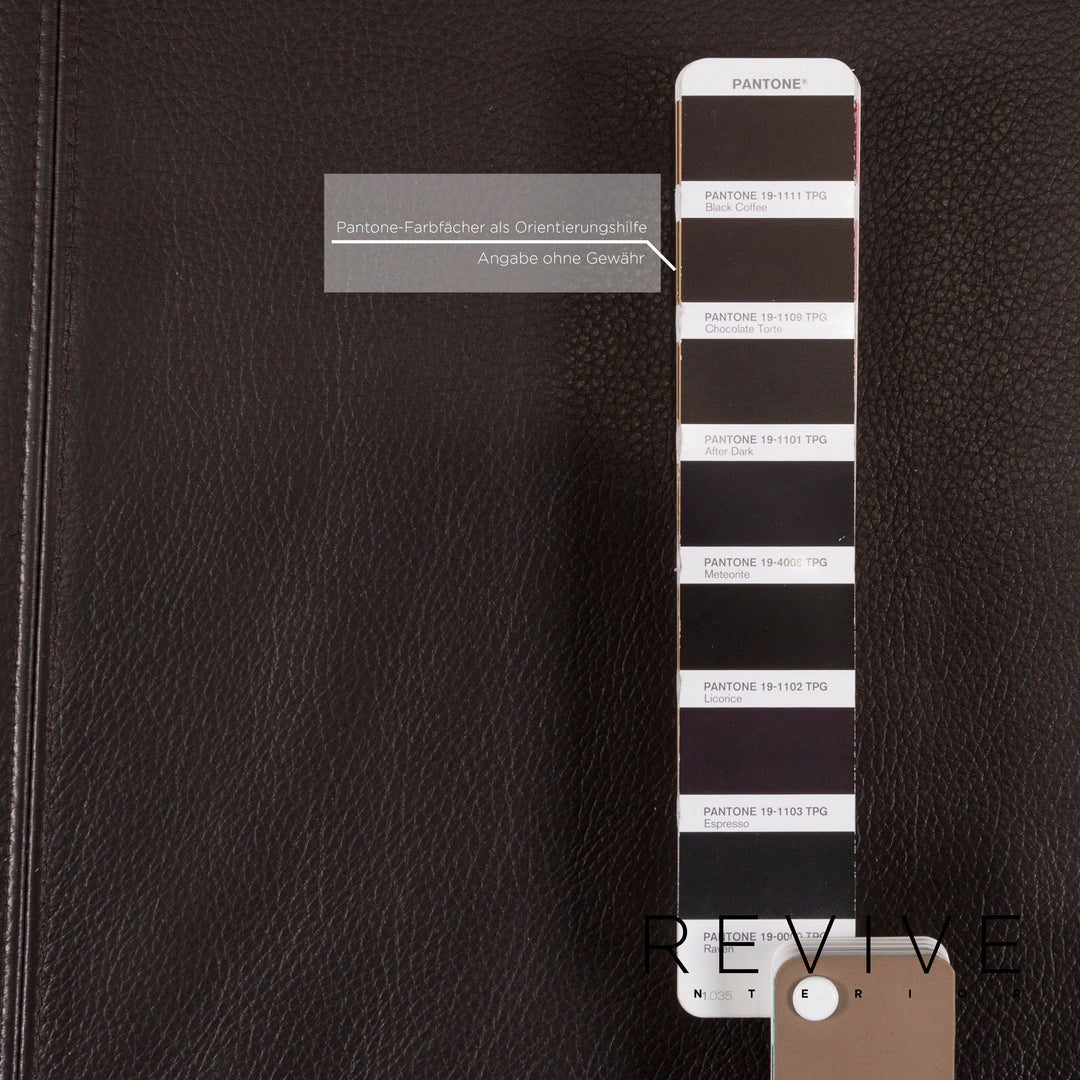 Brühl Leder Ecksofa Braun Dunkelbraun Funktion Couch #12714