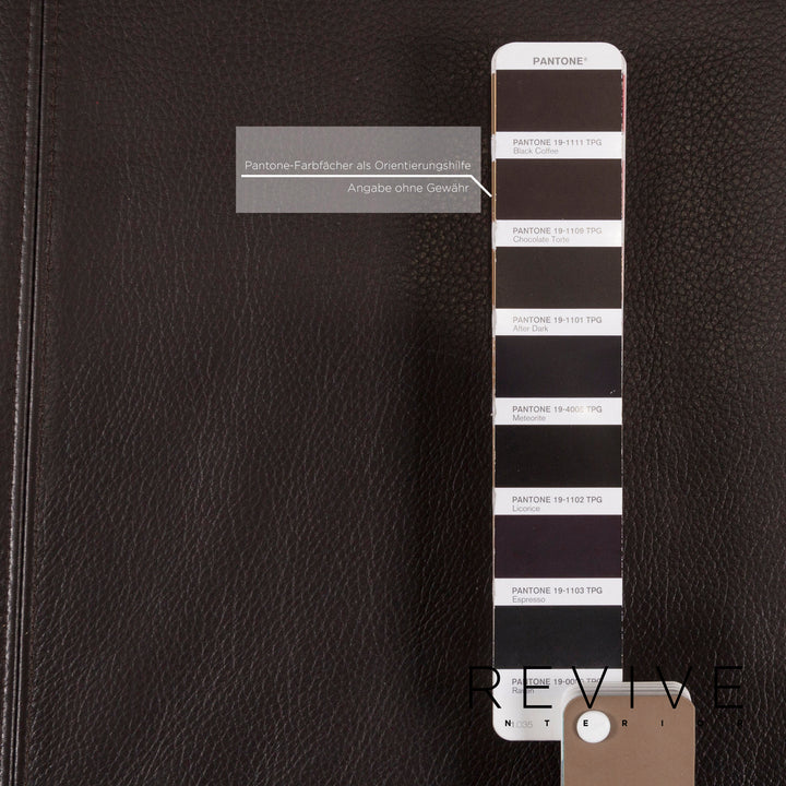 Brühl Leder Ecksofa Braun Dunkelbraun Funktion Couch #12714