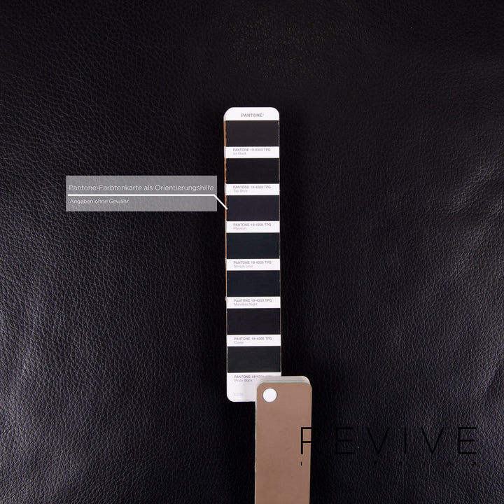 Brühl & Sippold Leder Hocker Schwarz #13972