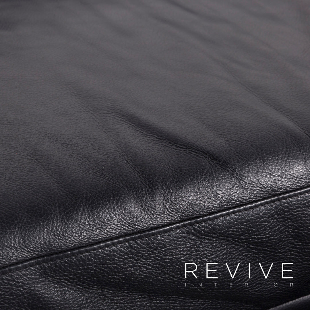 Brühl Moule Leder Ecksofa Schwarz Funktion Couch Echtleder #5883