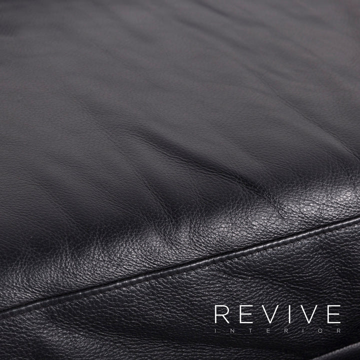 Brühl Moule Leder Ecksofa Schwarz Funktion Couch Echtleder #5883