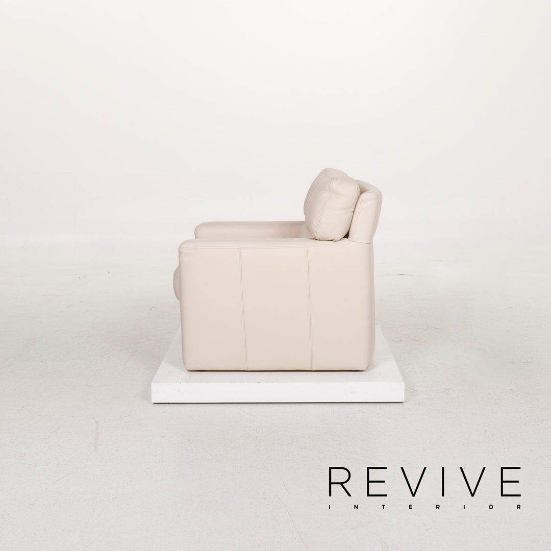 Brühl & Sippold Leder Sessel Creme #12022