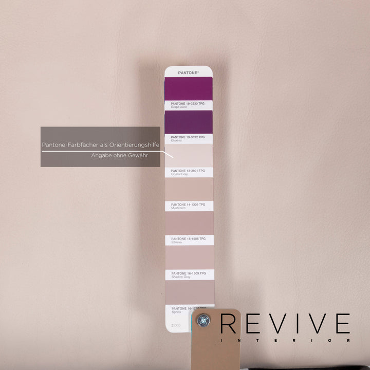 Brühl & Sippold Leder Sessel Creme #12022