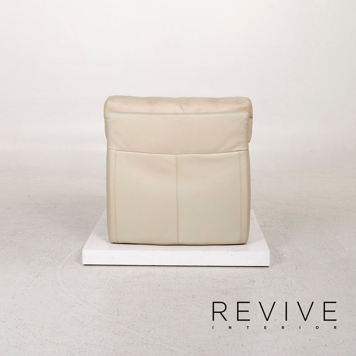 Brühl & Sippold Leder Sessel Creme #12023