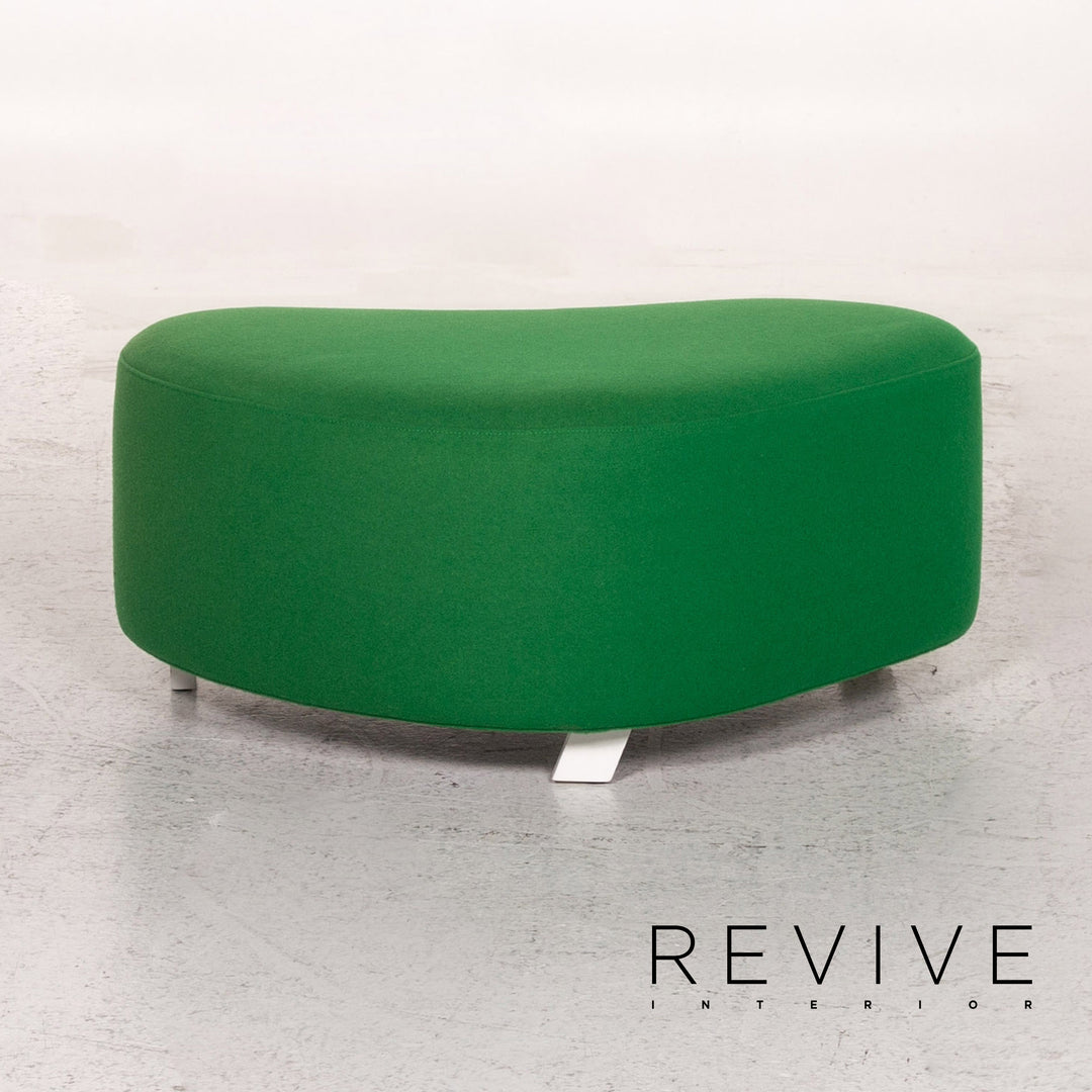 Brühl & Sippold Mosspink Stoff Hocker Grün Ottoman #13544