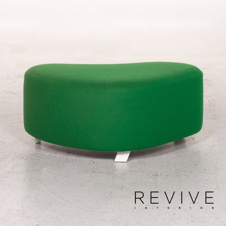 Brühl & Sippold Mosspink Stoff Hocker Grün Ottoman #13544