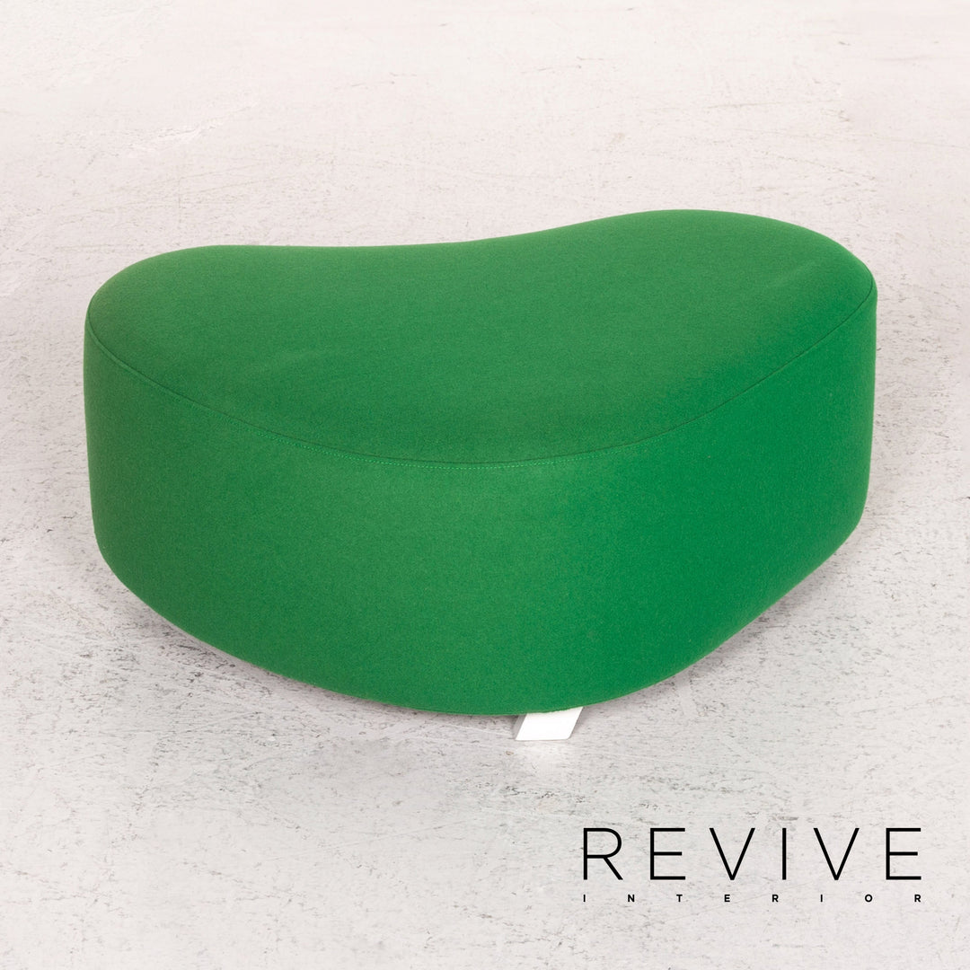 Brühl & Sippold Mosspink Stoff Hocker Grün Ottoman #13544