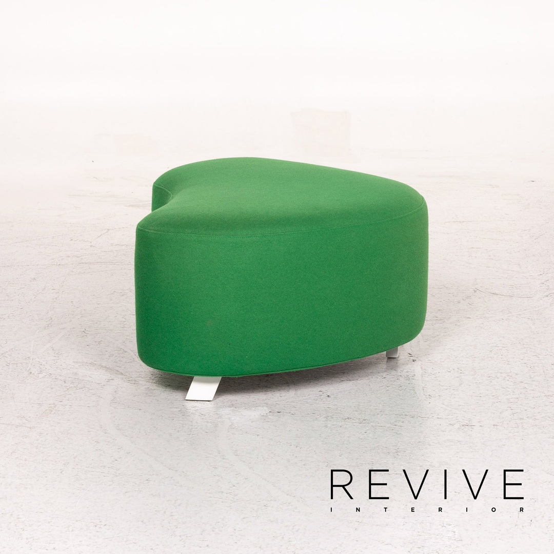 Brühl & Sippold Mosspink Stoff Hocker Grün Ottoman #13544