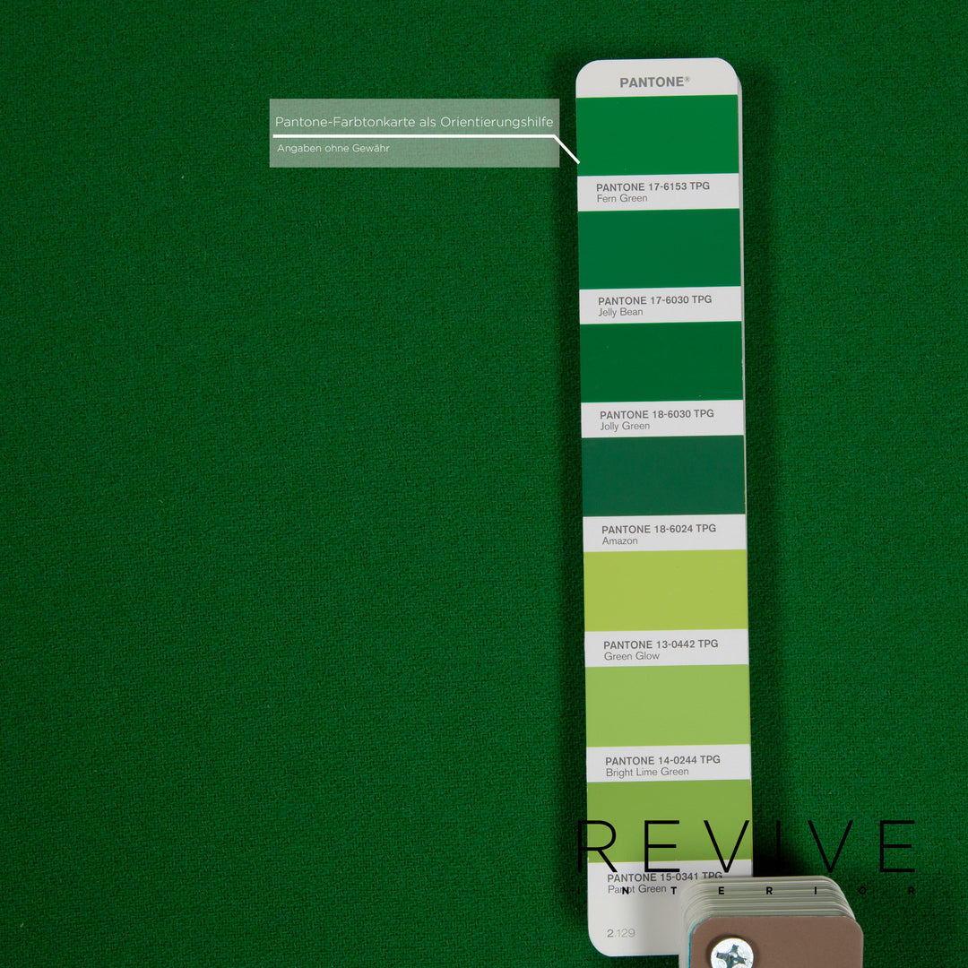 Brühl & Sippold Mosspink Stoff Hocker Grün Ottoman #13544