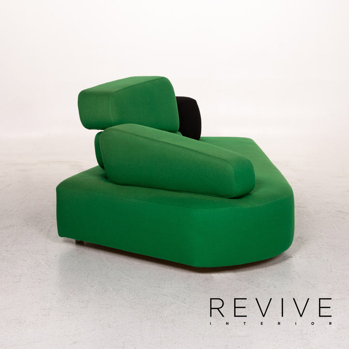 Brühl & Sippold Mosspink Stoff Sofa Grün Dreisitzer Couch #13543