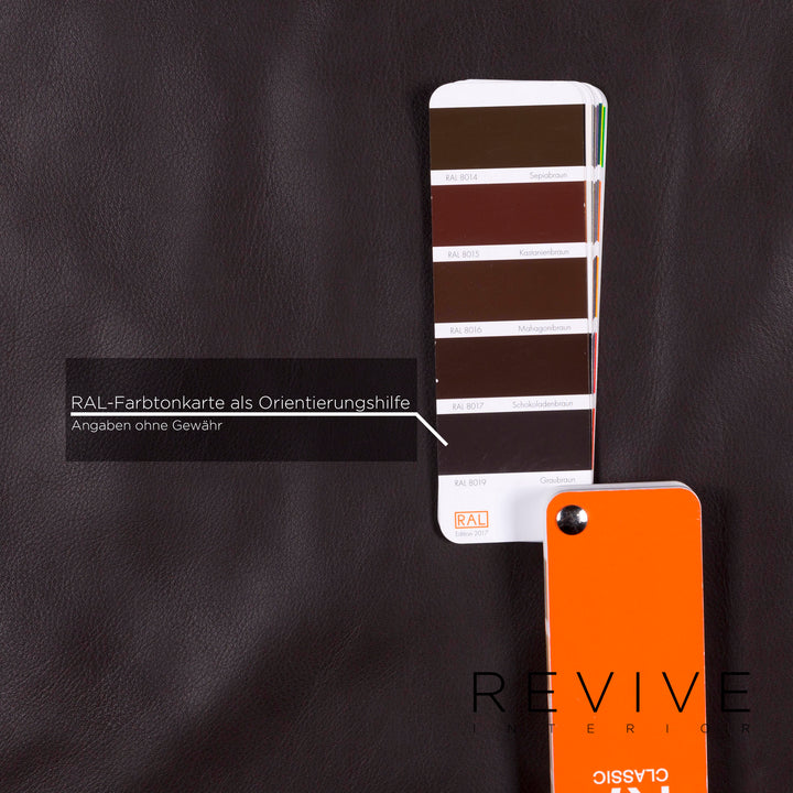 Brühl Moule Leder Sofa Braun Ecksofa inkl. Funktion #9962