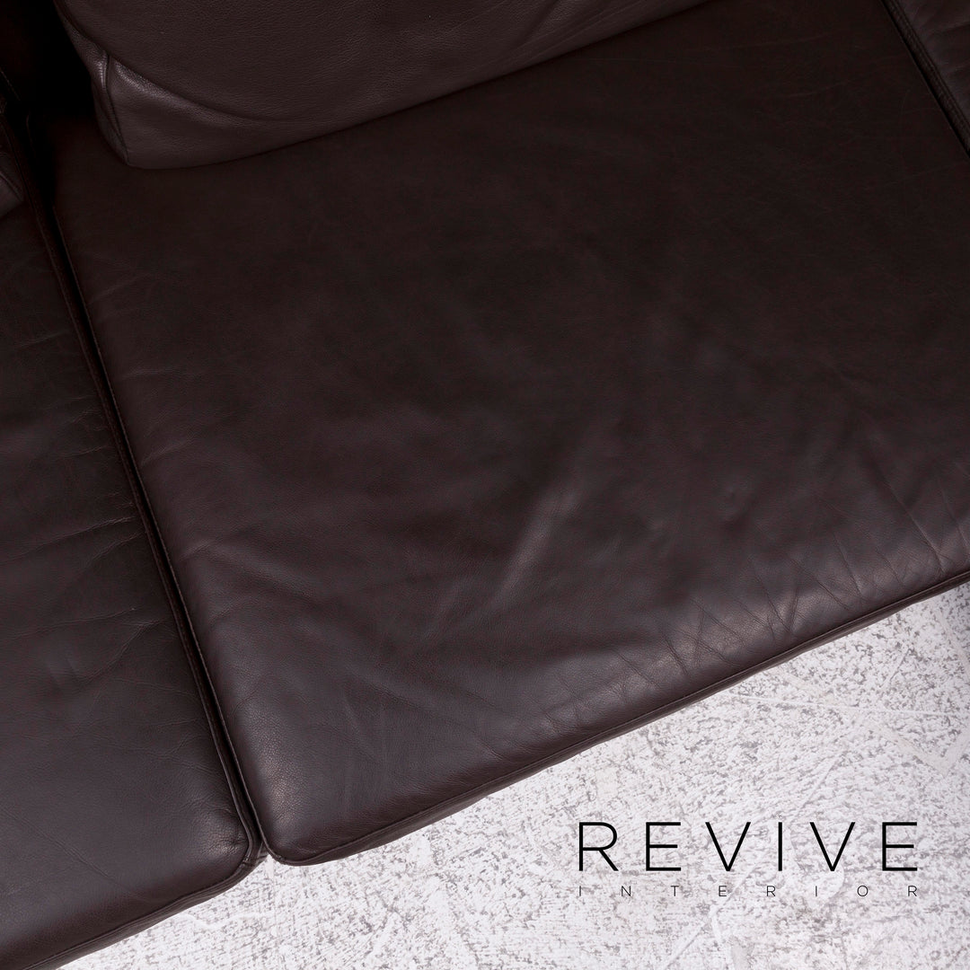 Brühl Moule Leder Sofa Braun Ecksofa inkl. Funktion #9962