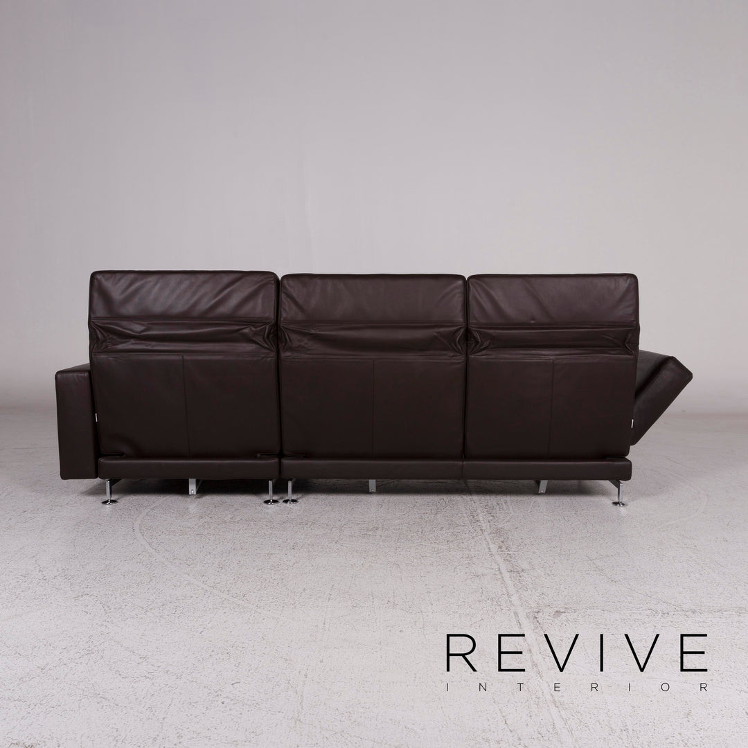 Brühl Moule Leder Sofa Braun Ecksofa inkl. Funktion #9962