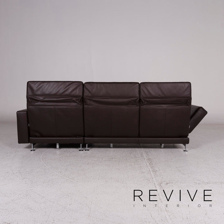 Brühl Moule Leder Sofa Braun Ecksofa inkl. Funktion #9962