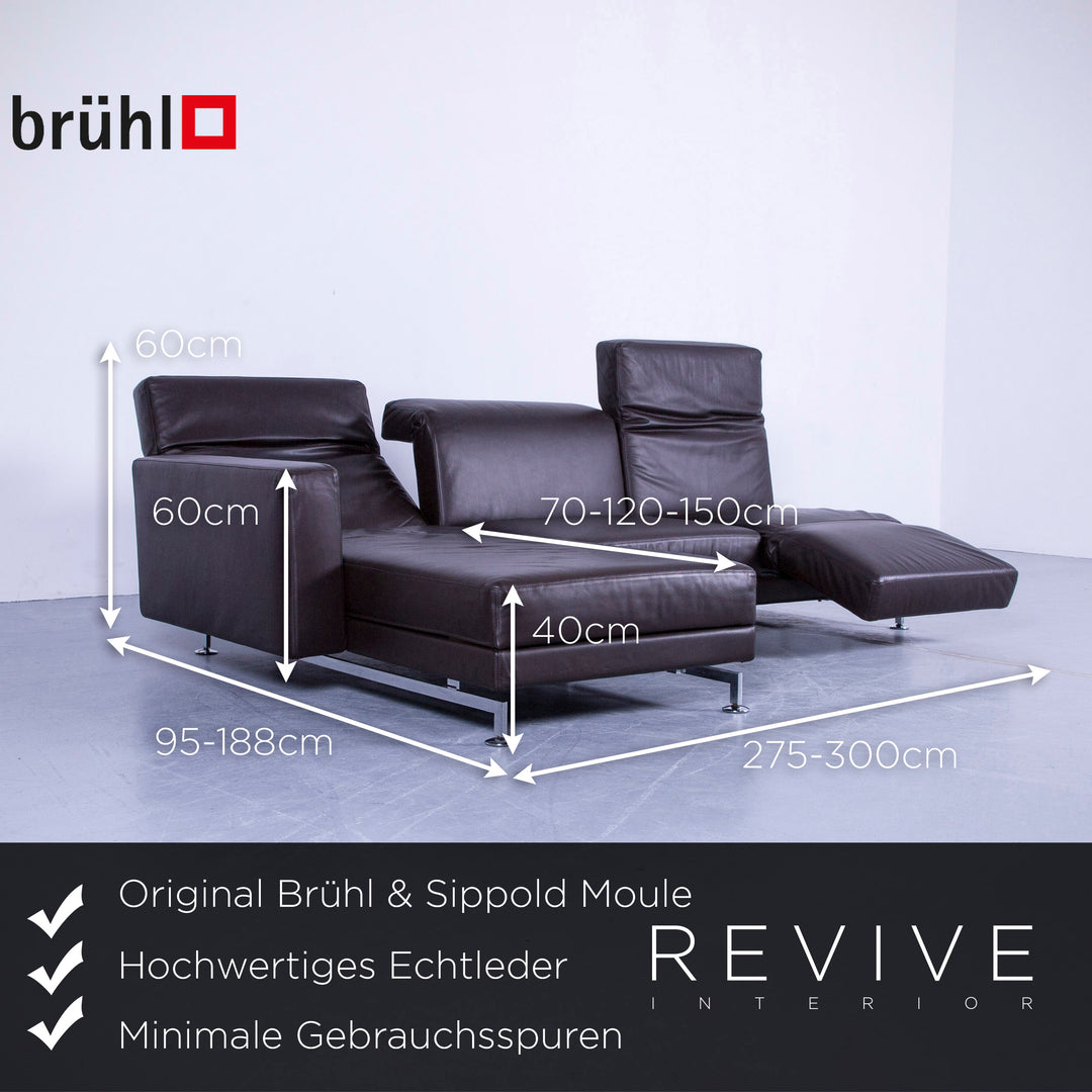Brühl Moule Braun Ecksofa