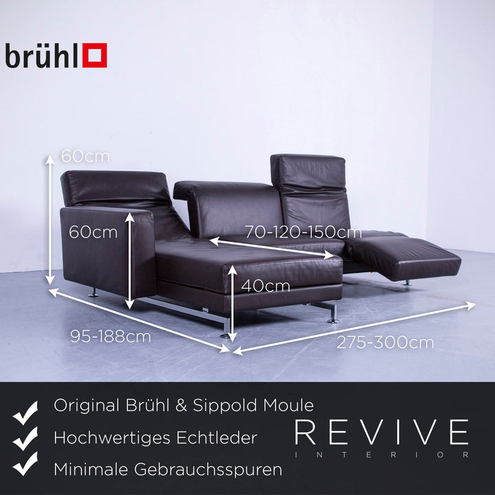 Brühl Moule Braun Ecksofa