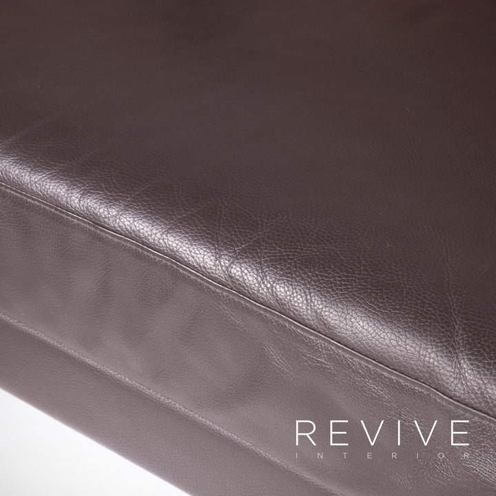Brühl Moule Leder Ecksofa Braun Echtleder Sofa Couch Funktion #8414