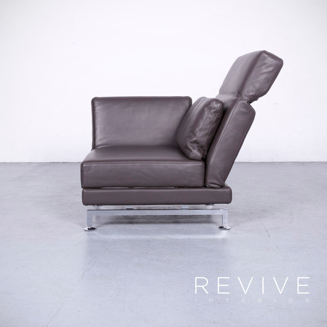 Brühl Moule Designer Leder Sessel Braun Echtleder Stuhl Liege #6554