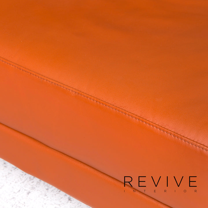 Brühl Moule Designer Sofa Garnitur Orange Ecksofa Hocker Funktion #8996