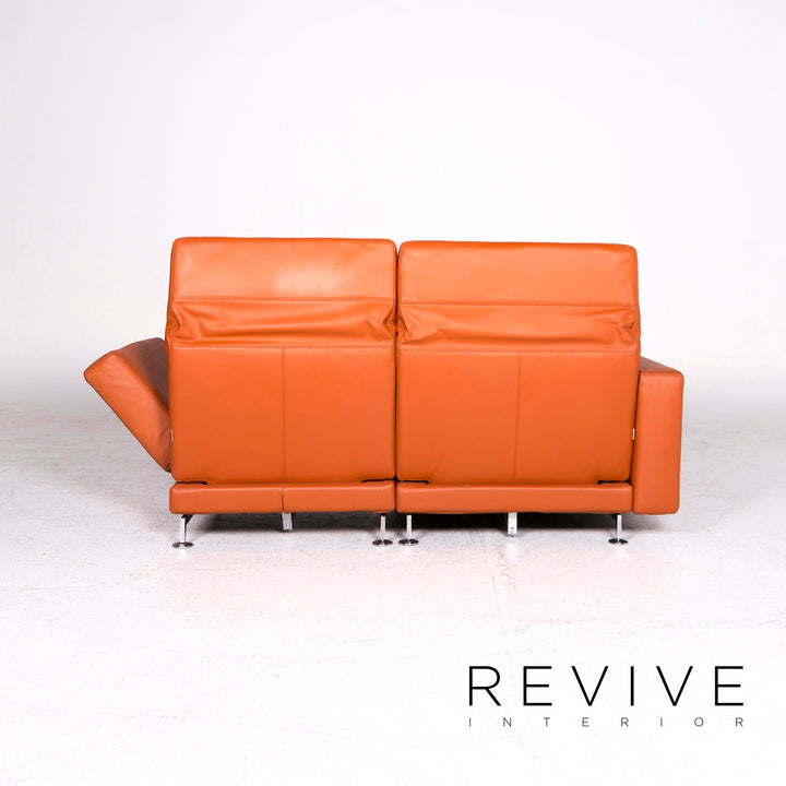 Brühl Moule Designer Sofa Garnitur Orange Ecksofa Hocker Funktion #8996