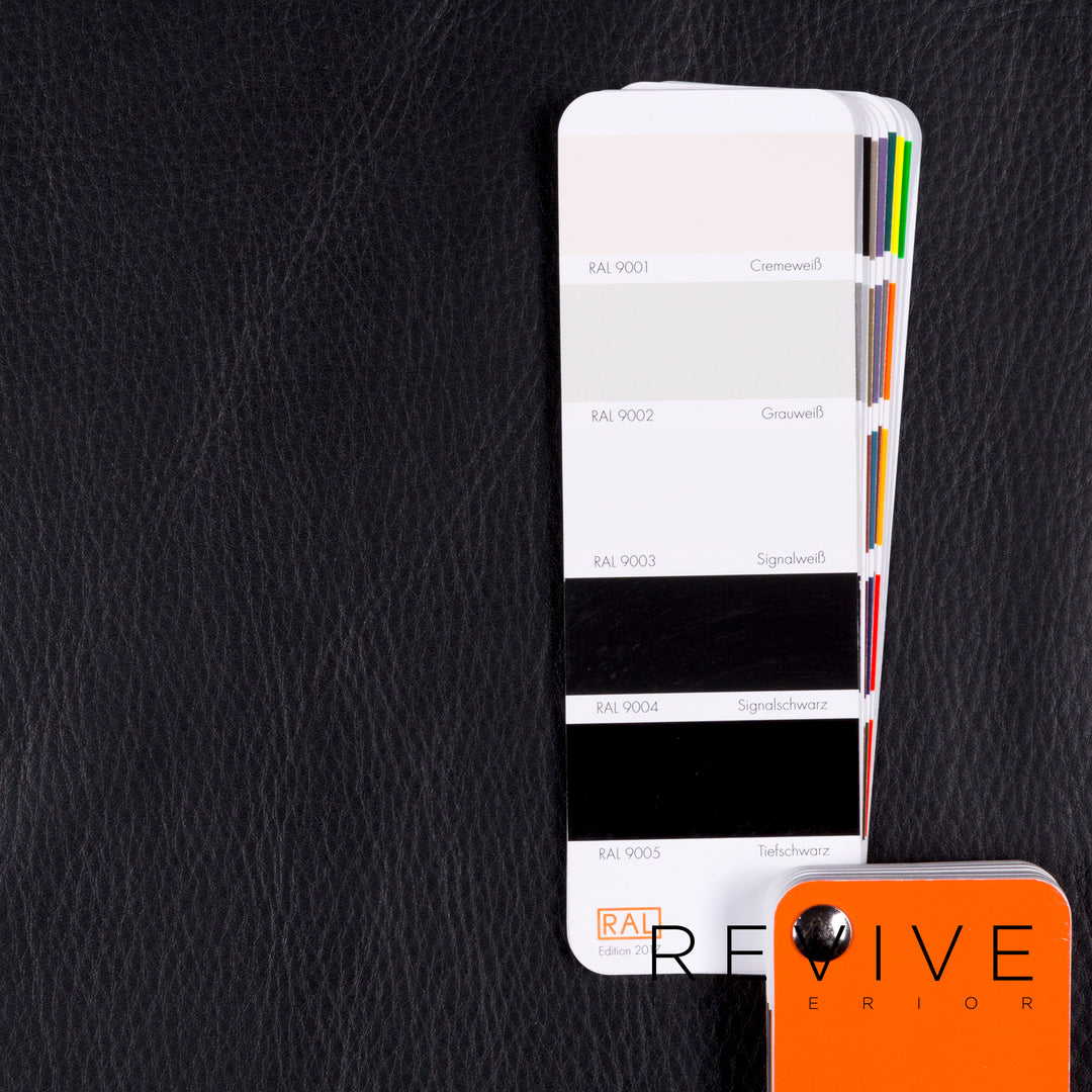 Brühl et Sippold Moule Canapé design en cuir noir deux places avec fonction #9982