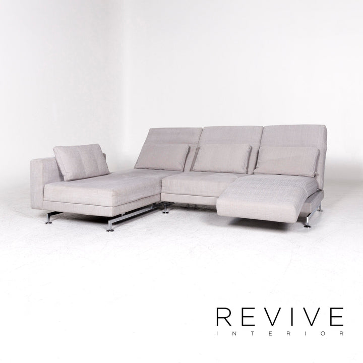 Brühl Moule Stoff Ecksofa Grau Couch #8370