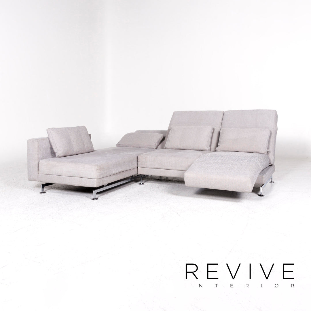 Brühl Moule Stoff Ecksofa Grau Couch #8370
