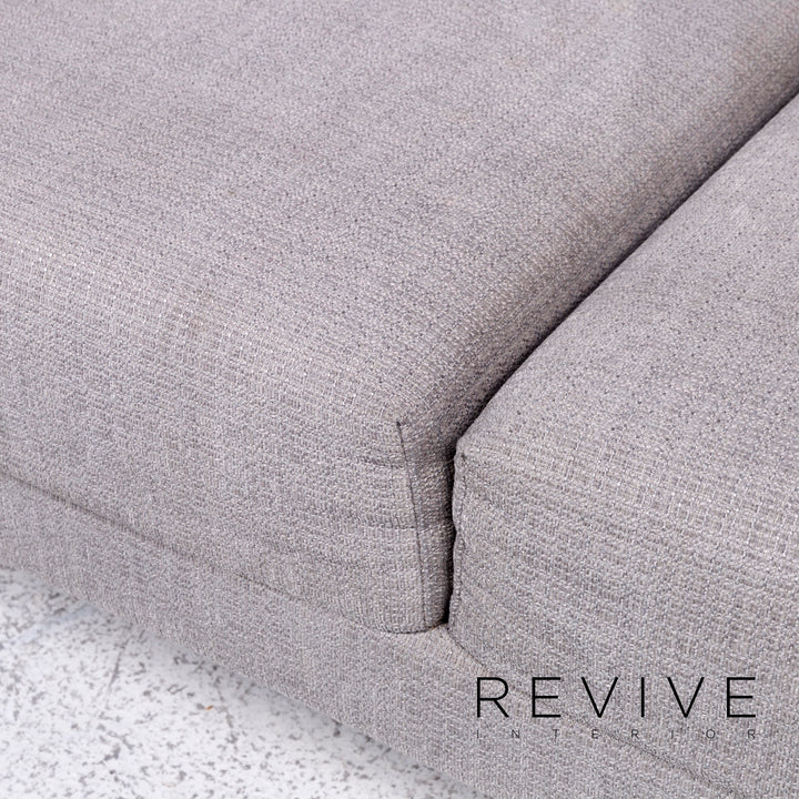 Brühl Moule Stoff Ecksofa Grau Couch #8370