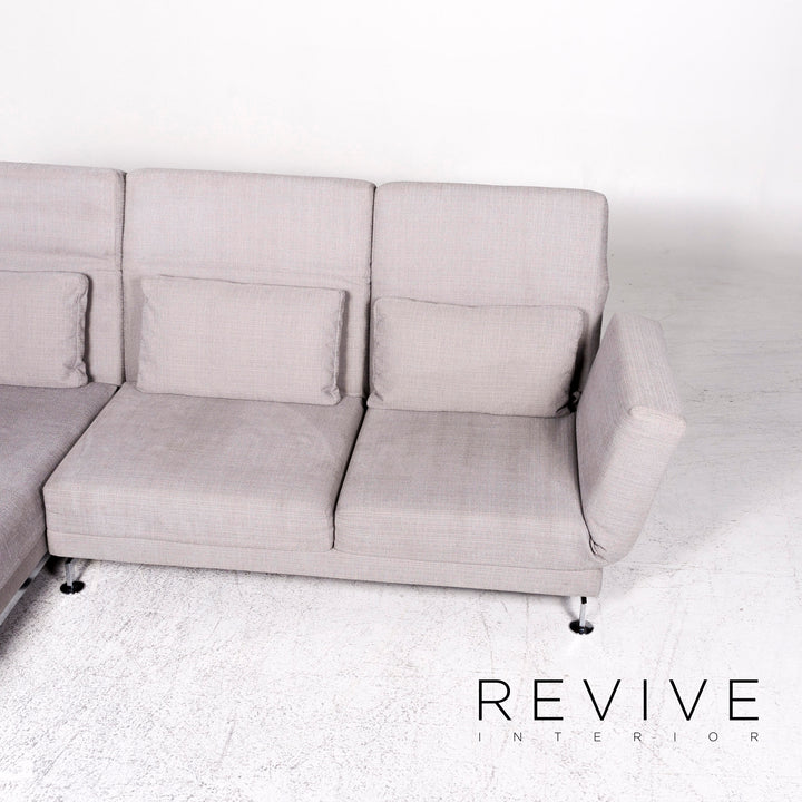 Brühl Moule Stoff Ecksofa Grau Couch #8370