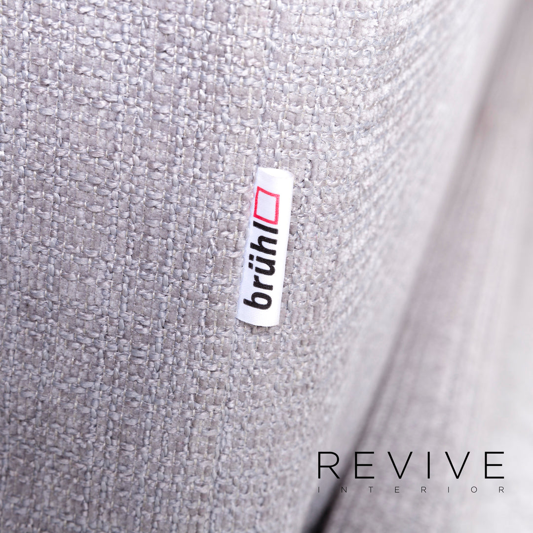 Brühl Moule Stoff Ecksofa Grau Couch #8370